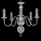 Candelabru, argintiu, 5 becuri E14 - 5