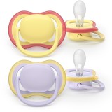 Philips Avent Ultra Air SCF087/03 0-6m suzetă Girl 2 buc