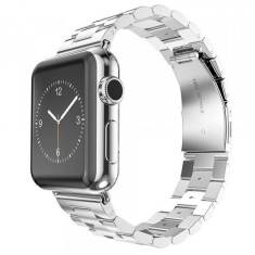 Curea Techsuit W036 pentru Apple Watch 49mm / 46mm / 45mm / 44mm / 42mm Series, Argintie