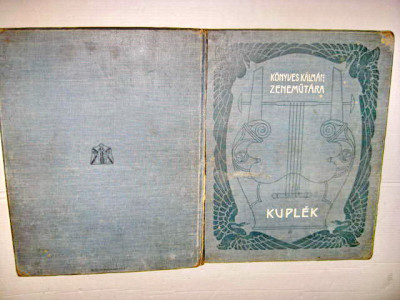 7434-Album muzical vechi Cuplet anii 1900. Editie bilingva germano- maghiara. foto