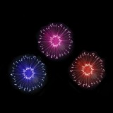 Lampa Decorativa Artificii 100 LED Multicolor, Fire Cupru, Consum Redus, Instalatie Luminoasa Craciun, 15cm