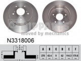 Disc frana SUZUKI SWIFT III (MZ, EZ) (2005 - 2016) NIPPARTS N3318006