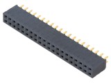 Conector şiruri pini mamă 40 PIN 2,54mm aurit THT SAMTEC