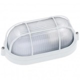 Aplica Toros White, max.60W, Alba, corp aluminiu