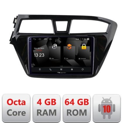 Navigatie HHyundai i20 2015-2018 5510-517 Android Octa Core 720p 4+64 DSP 360 camera carplay android auto CarStore Technology