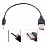Cablu Jack 2.5mm la USB alimentare, incarcare transfer date de 25cm, Oem