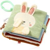 BabyOno Reversible Sensory Cloth Book 0m+ carte educativă contrastantă Nature 1 buc