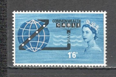 Anglia/Marea Britanie.1963 Cablul de comunicatii Commonwealth-Pacific GA.91 foto