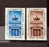 Lot 2 timbre Italia 1964 &ndash; Pellegrinaggio degli emigranti italiani / Monumentul Vittoriano Roma -A85