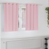 Perdele cu perdele 2 pcs Roz bebeluș Poliester