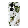 Husa compatibila cu Huawei Nova Y70 model White petals, Silicon, TPU, Viceversa, Transparent, Carcasa