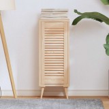 vidaXL Ușă de dulap cu grilaj 69x29,5 cm din lemn masiv de pin 4015891