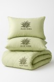 Cumpara ieftin Set Pilota Aloe Vera 200x210 cm + 2 Perne Aloe Vera 50x70 cm