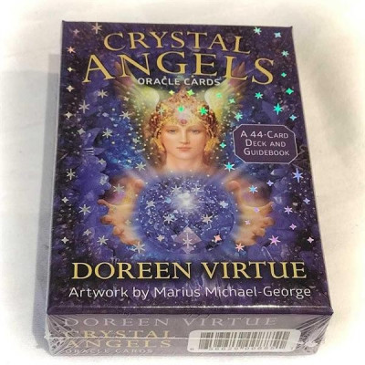 Crystal Angels-DOREEN VIRTUE-CARTI ORACOL,CRISTALE &amp;amp; INGERI-ORIGINAL-SIGILAT- foto