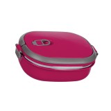 Caserola izoterma alimente, Roz, 700 ml, 20x15x8cm, ATU-089853, Oem