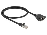 Prelungitor Ethernet S/FTP Cat 6a, 0,5m, RJ45 - Ideal pentru conexiuni rapide