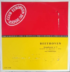 Disc vinil, LP. SYMPHONIE 5 DO MINOR-LUDWIG VAN BEETHOVEN-317838