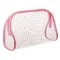 Portfard Transparent, Model Inimi Roz, Dimensiuni 28.5x11x17cm, PVC