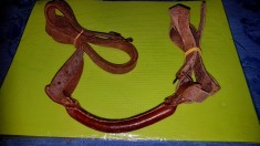 D462- Capastru cal vechi colectie piele stare buna folosit.