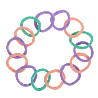 Set Elastice Păr, Multicolor, 14 Bucăți foto