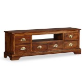 Comodă TV 120 x 40 x 30 cm, lemn masiv de acacia