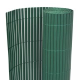 Gard de grădină cu două fețe, verde, 90 x 300 cm, PVC