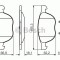 Set placute frana,frana disc VOLVO V50 (MW) (2004 - 2016) BOSCH 0 986 495 215