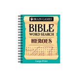 Brain Games - Bible Word Search: Heroes - Large Print
