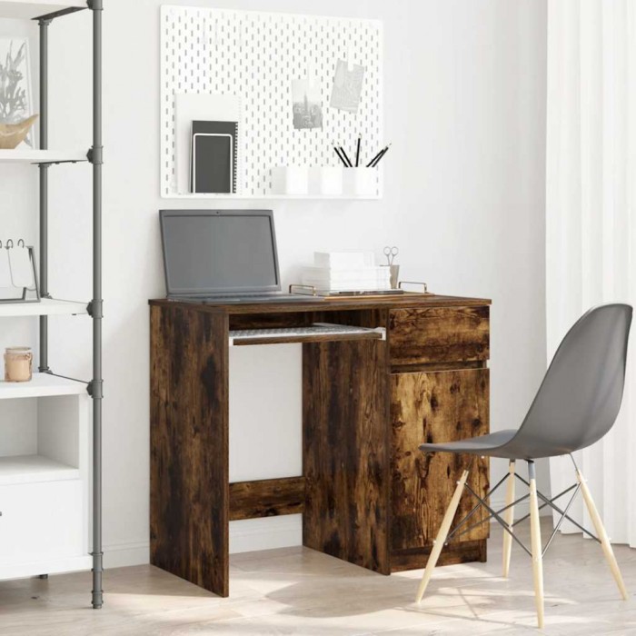 Gossi birou stejar afumat 86x49x76 cm lemn prelucrat