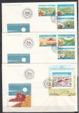 ROMANIA 1981 LP 1055 LP 1056 MECANIZAREA AGRICULTURII SERIE SI COLITA FDC