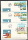 ROMANIA 1981 LP 1055 LP 1056 MECANIZAREA AGRICULTURII SERIE SI COLITA FDC, Stampilat