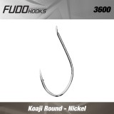 Carlige Fudo Koaji Round BN black nickel nr.15 17buc/plic