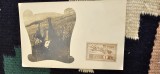 Carte postala an 1903 catre sublocotenent Aricescu , cu timbru de 1 BAN ,, CAISORII " emis la 1903