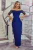 G647RR-44 Rochie lunga tip maxi cu umerii goi, M, S/M