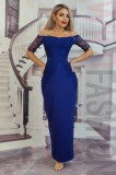 Cumpara ieftin G647RR-44 Rochie lunga tip maxi cu umerii goi