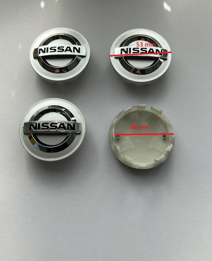 Capacele janta NISSAN 53/48 mm GRI | Okazii.ro