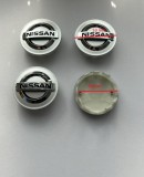 Capace Janta Nissan Gri 53/48mm Plastic - Set 4 Bucati