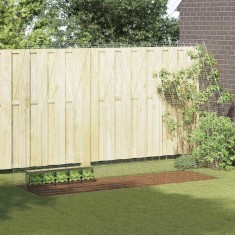 vidaXL Custodie pentru iepuri Argintiu 300 x 100 x 210 cm 42019242