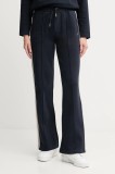 Joop! pantaloni de trening culoarea bleumarin, cu imprimeu, 30048466