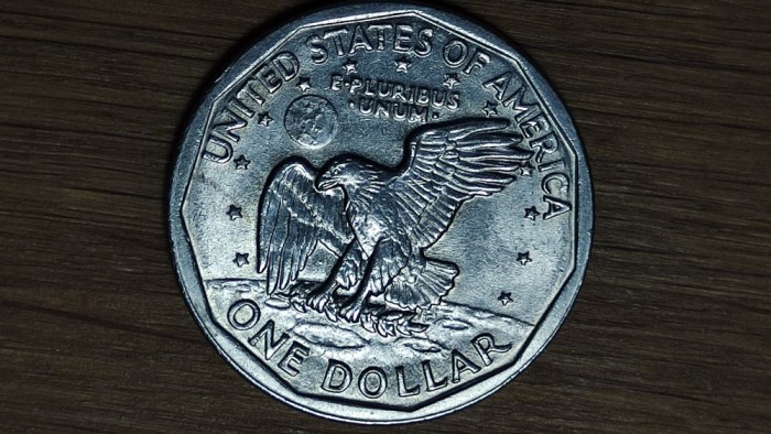 SUA -moneda comemorativa- 1 dollar 1979 -Susan B. Anthony Dollar- bijuterie AU/UNC!