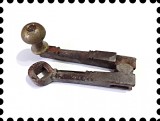 Manivela Rasnita Cafea Veche Otel Alama 9x9mm - Antichitate Rara - Mecanism Rasnire Manuala - Piesa Colectie