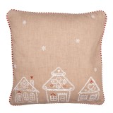 Cumpara ieftin Fata perna Craciun bumbac multicolor Turta Dulce 40x40 cm