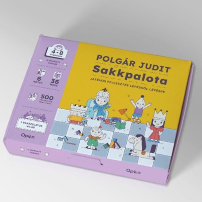 Sakkpalota - A komplett csomag - J&aacute;t&eacute;kos fejleszt&eacute;s l&eacute;p&eacute;sről l&eacute;p&eacute;sre - Polg&aacute;r Judit