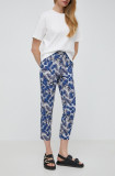 Weekend Max Mara pantaloni femei, fason tigareta, medium waist 2415130000000