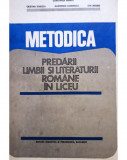 Constanta Barboi - Metodica predarii limbii si literaturii romane in liceu (1983)