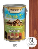 Cumpara ieftin Lazura lemn Bochemit Estetik Clasic 5L, tec, protectie UV