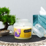 Lumanare parfumata - cu capac - violeta vanilie - 310 g