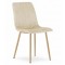 Scaun bucatarie/living, Artool, Lava, catifea, metal, bej deschis, 45x55x86 cm GartenVIP DiyLine