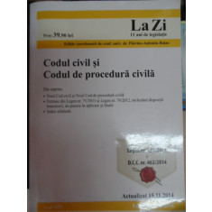 Codul Civil Si Codul De Procedura Civila - Flavius Antoniu Baias ,548263