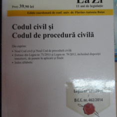 Codul Civil Si Codul De Procedura Civila - Flavius Antoniu Baias ,548263